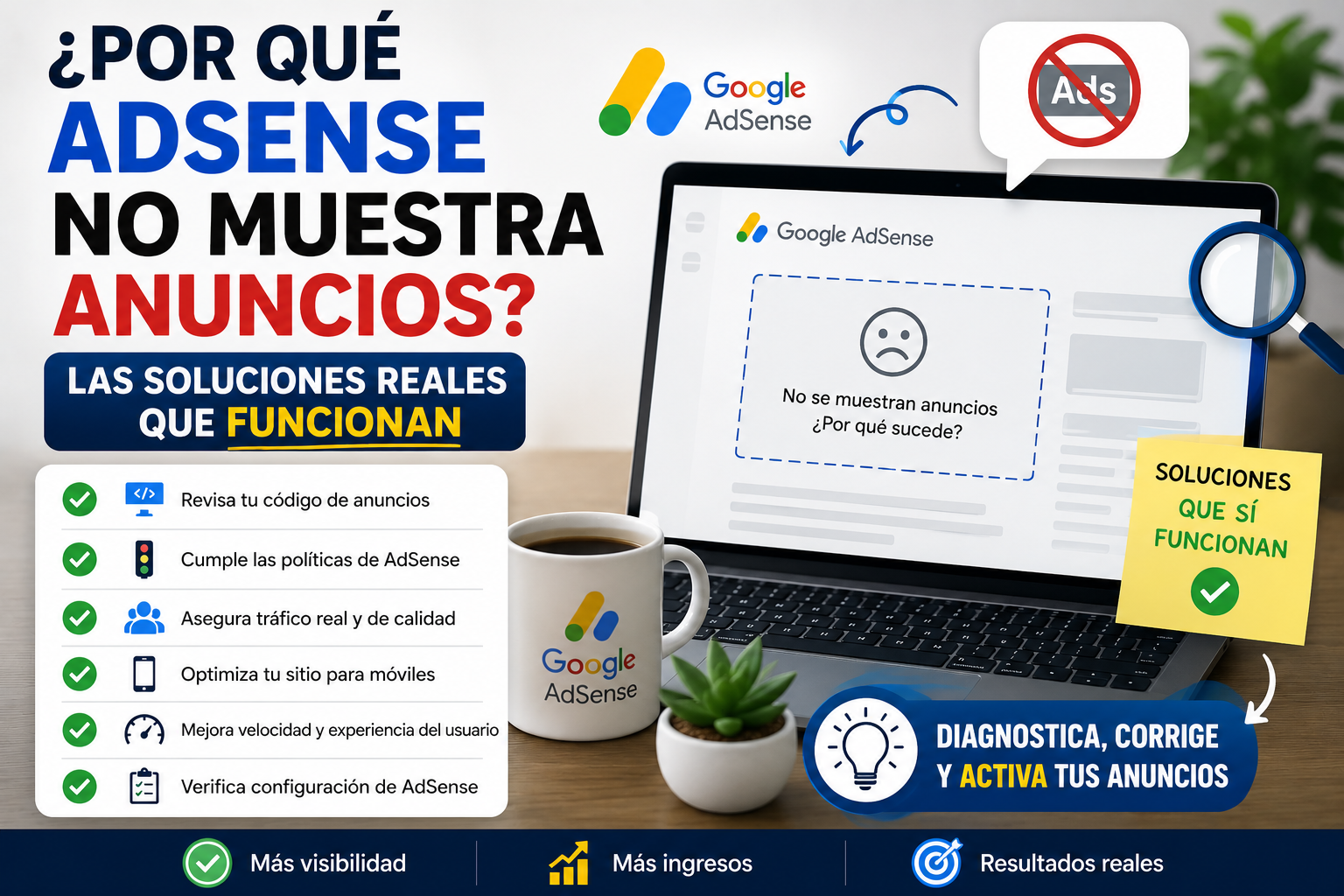 AdSense no muestra anuncios