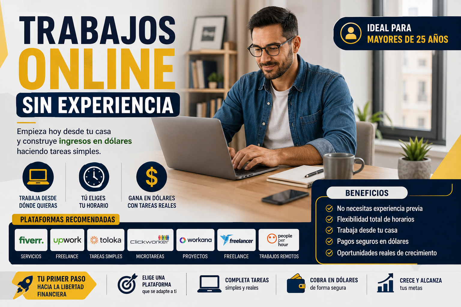 trabajos online sin experiencia